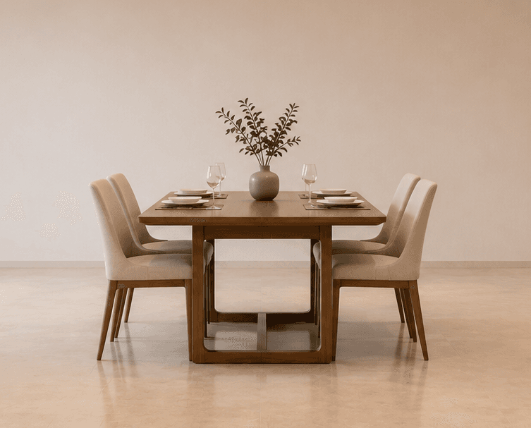 4-Seater Compact Dining Set