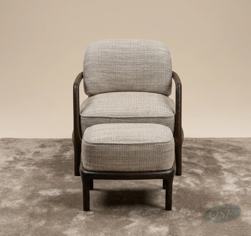 The Sora Sculpted Lounge Chair