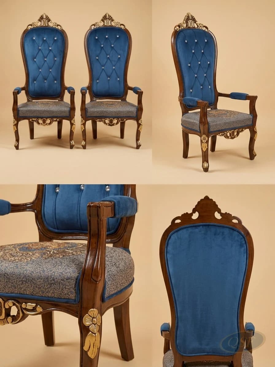 The Royal Sapphire Sovereign Armchair