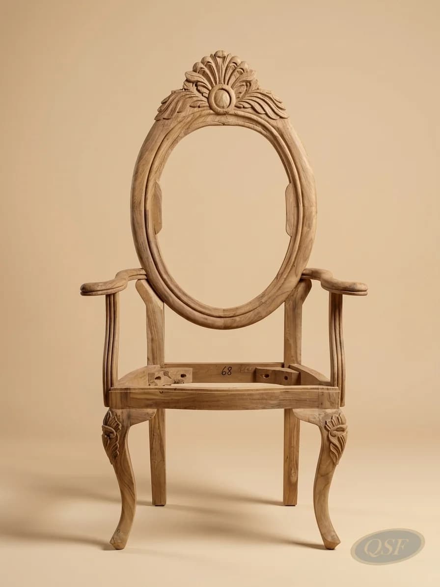 The Sovereign Hand-Carved Medallion Armchair