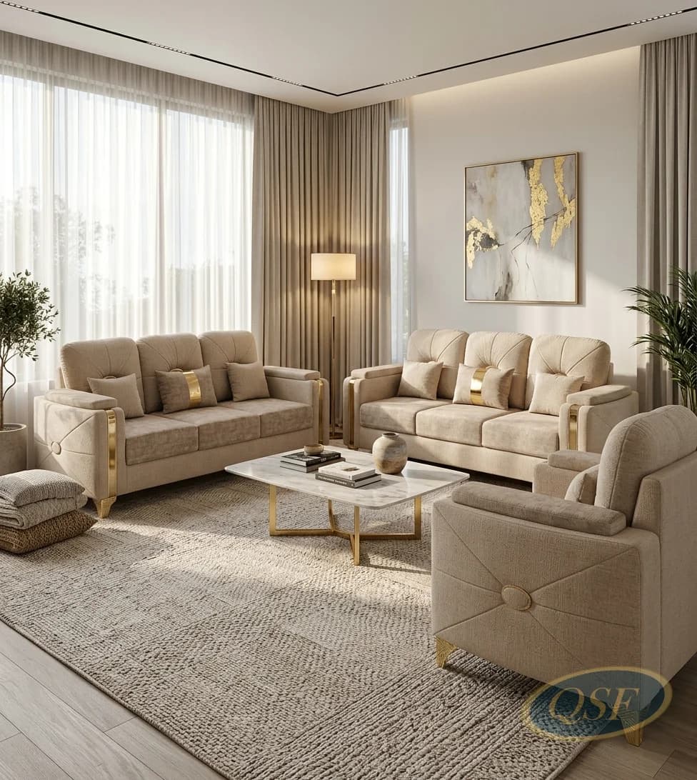 Caramel Suede Lounge Sofa Edition 2