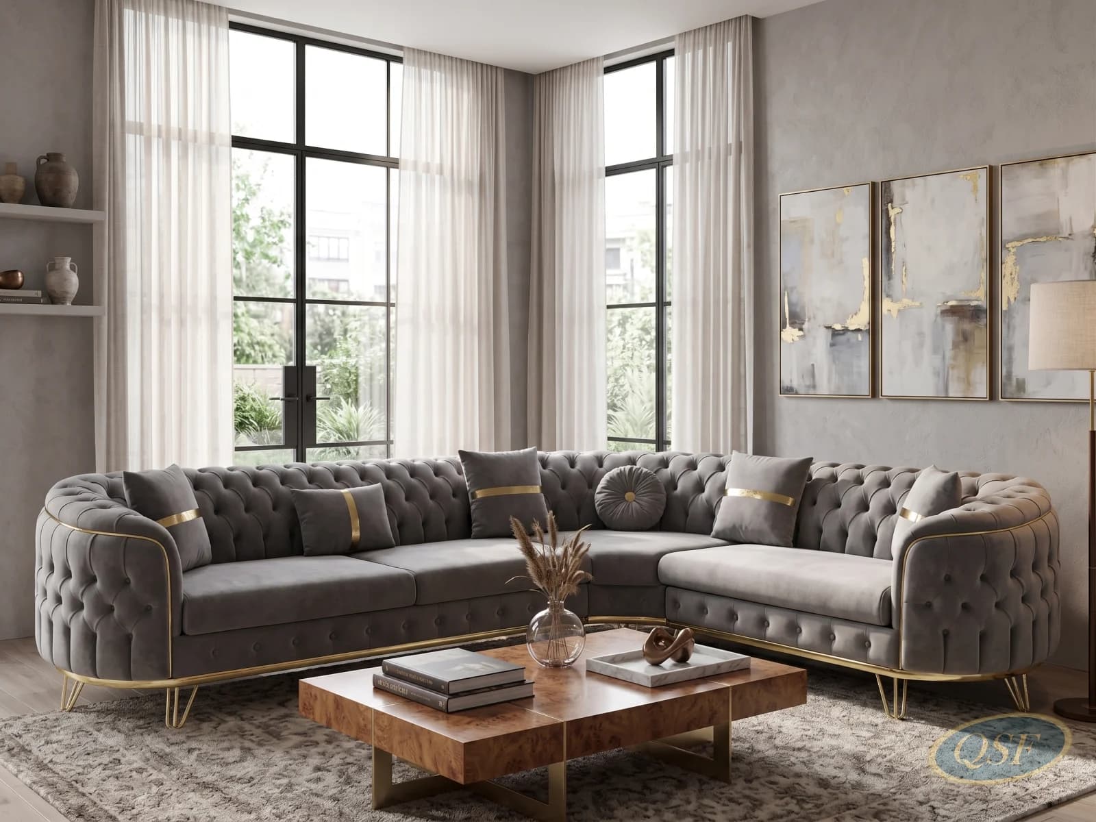 Platinum Grey Power Sofa Edition 2