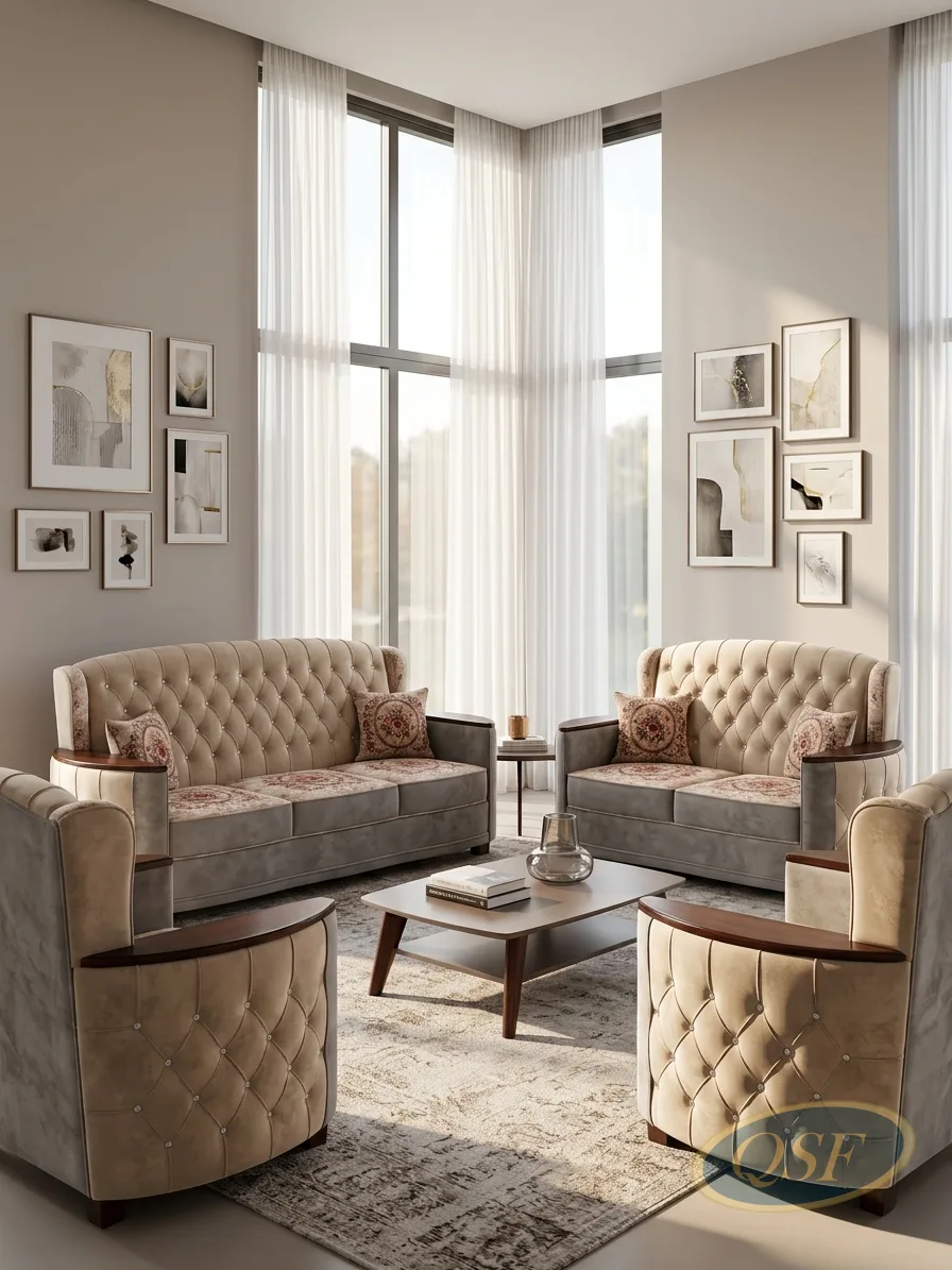 Pearl White Bridal Sofa Edition 2