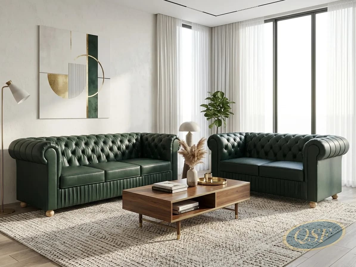 The Olympus Marble Base Sofa