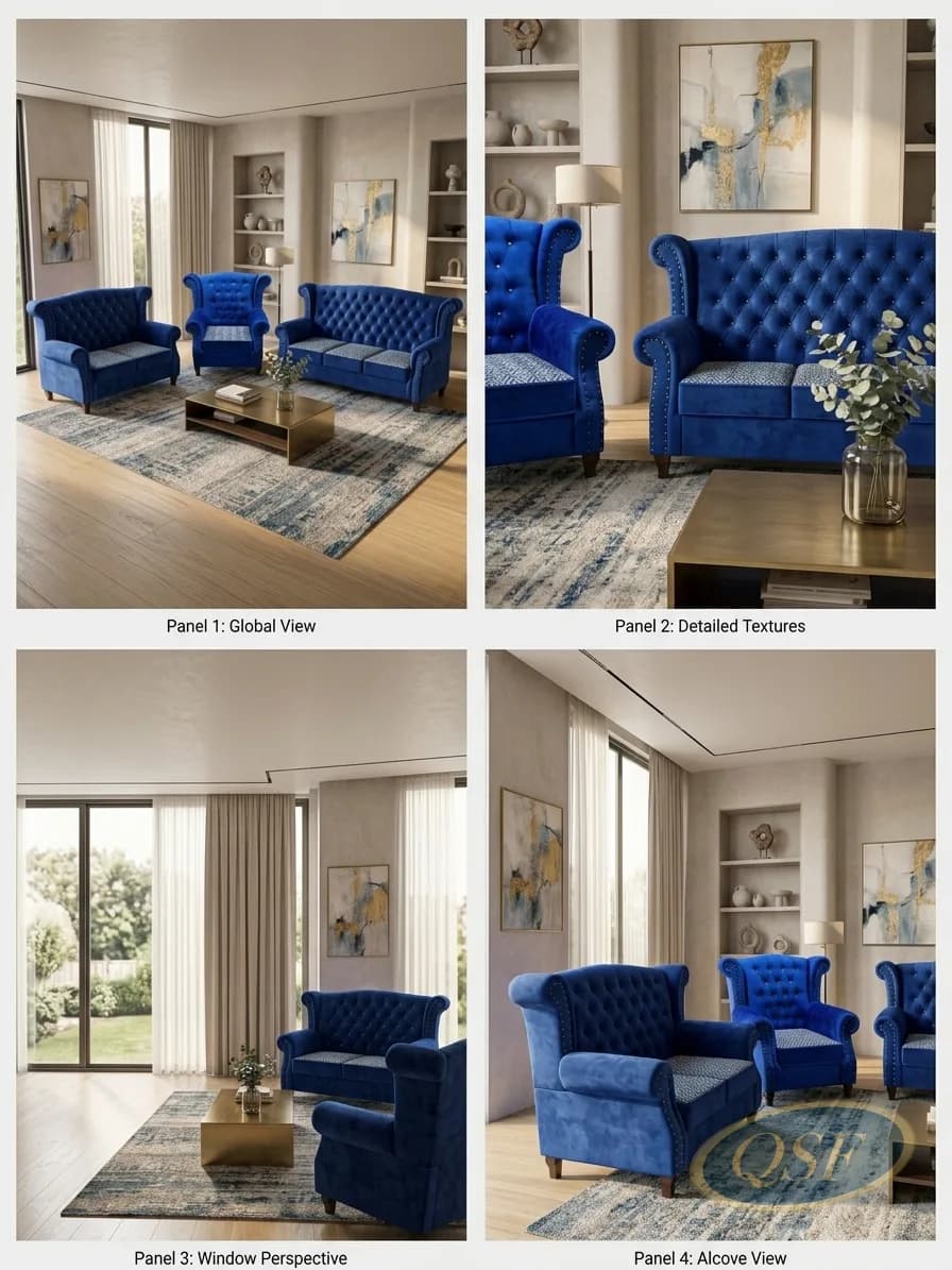 The Pinnacle Tuxedo Sofa - View 2