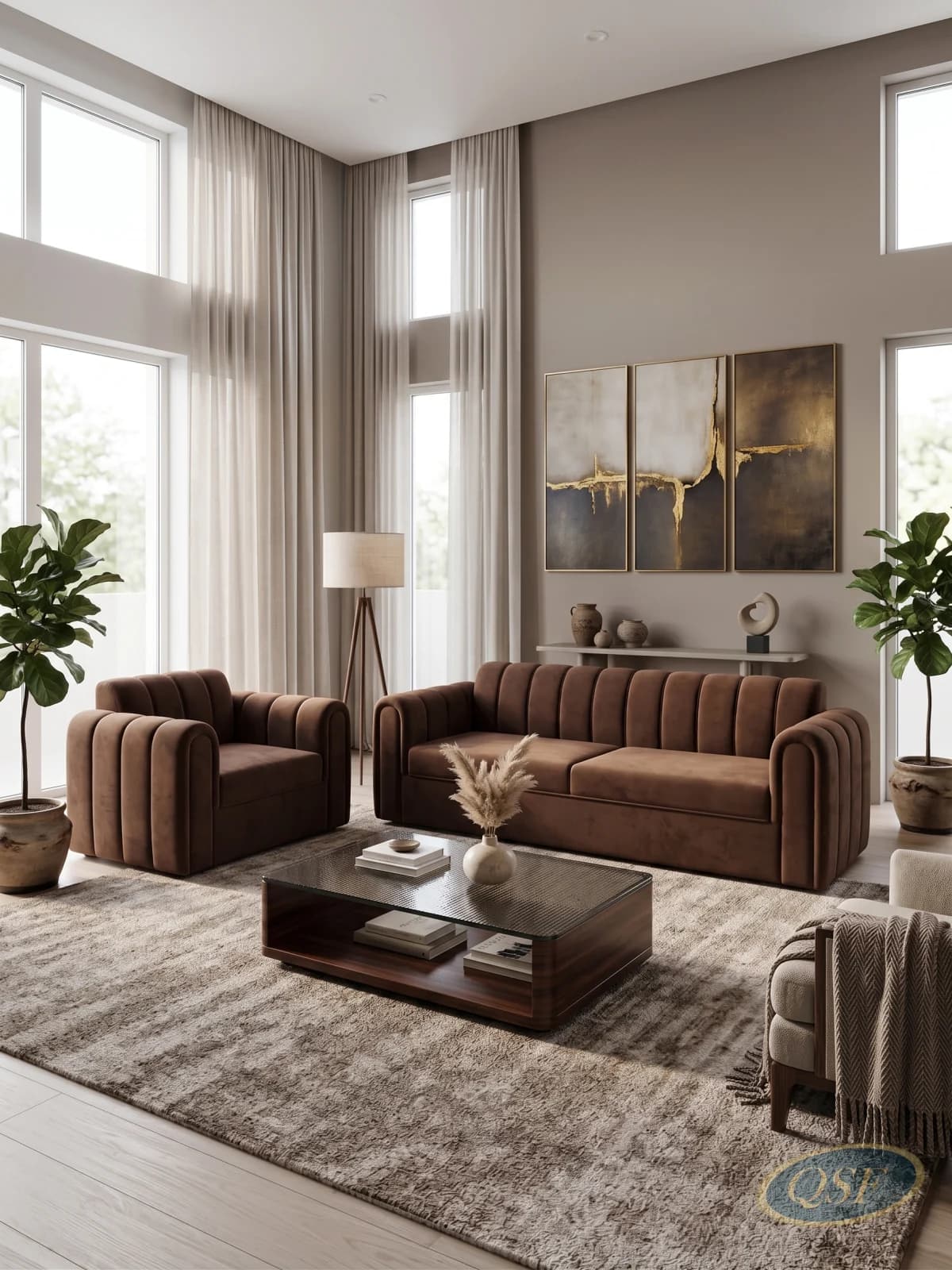 Forest Green Quilted Sofa Edition 2
