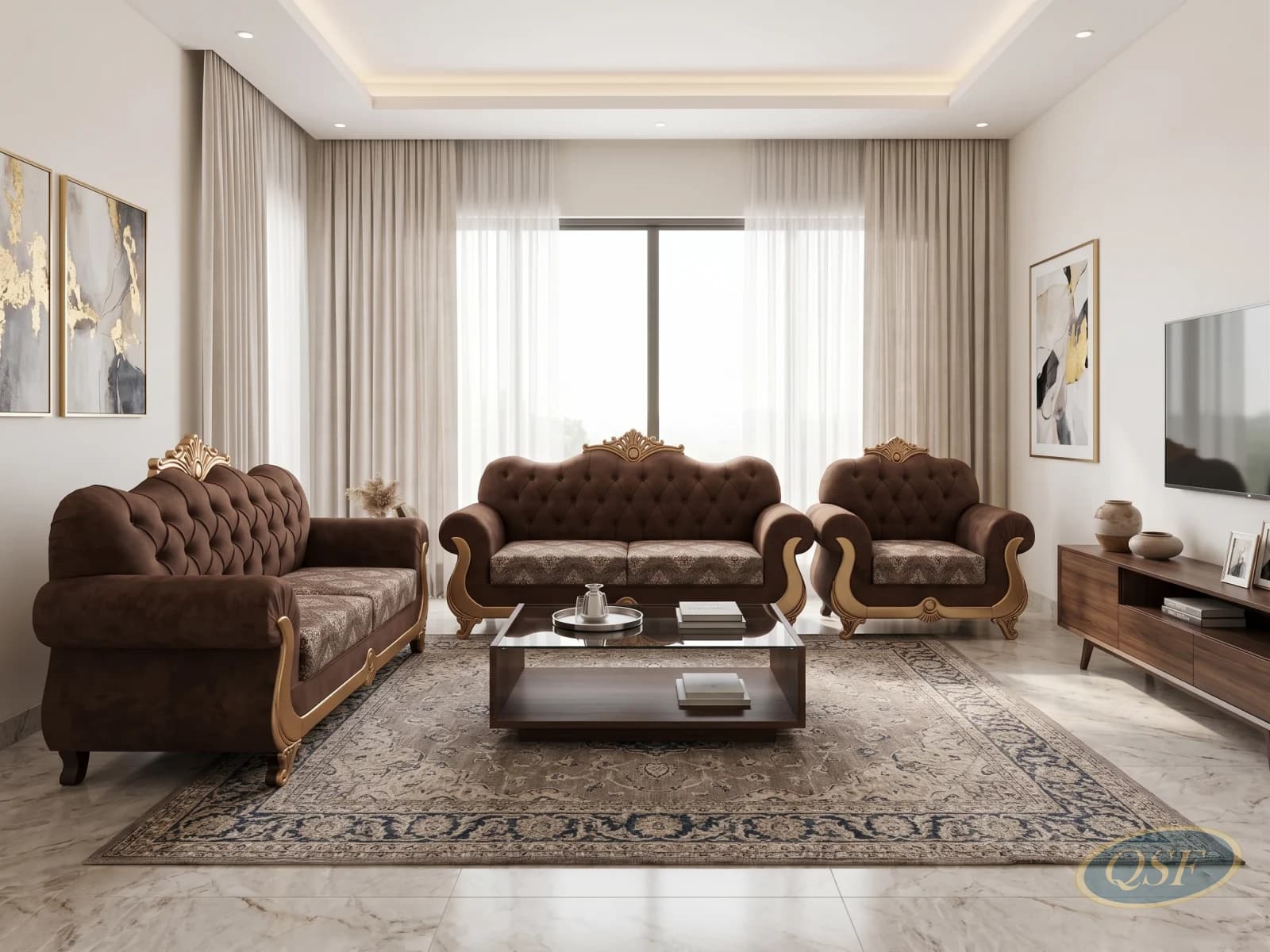 Cinnamon Leather Loveseat Edition 2