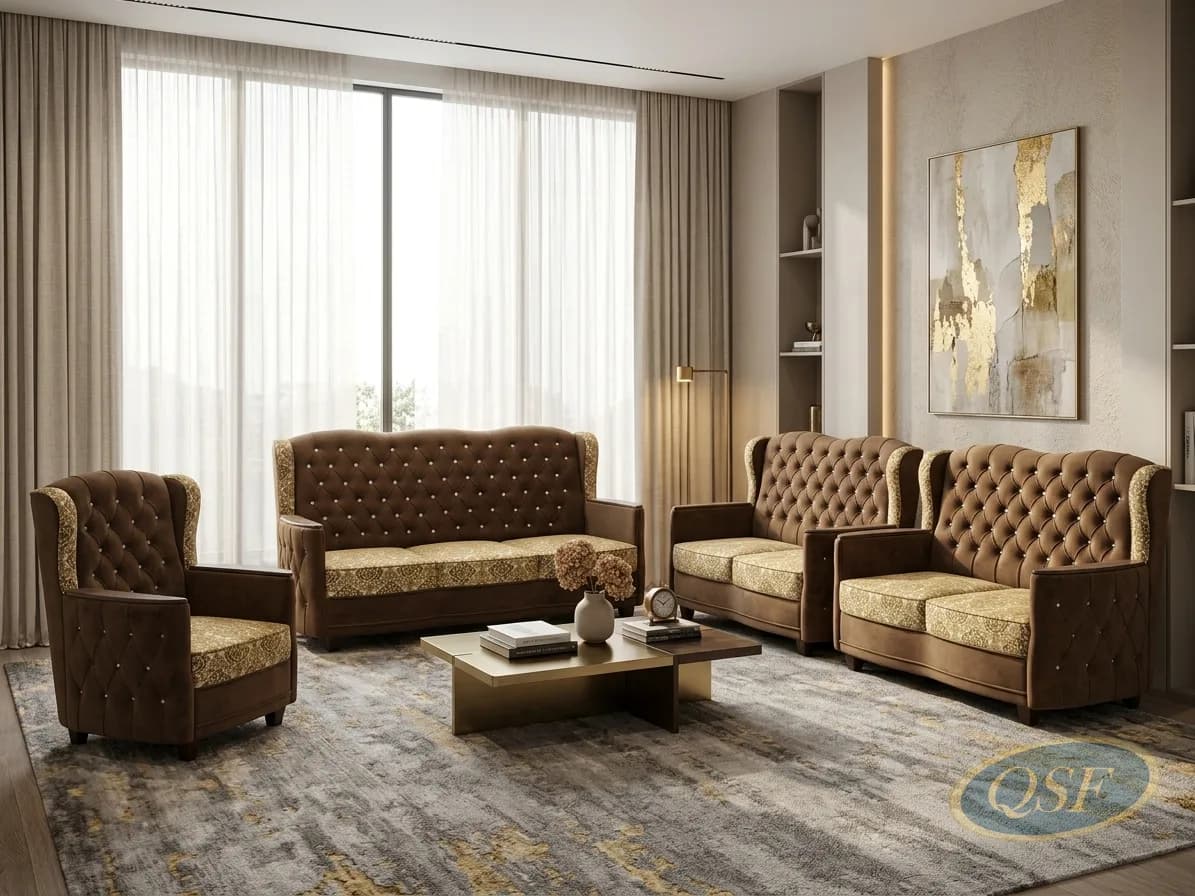 The Versailles Gold-Accent Sofa