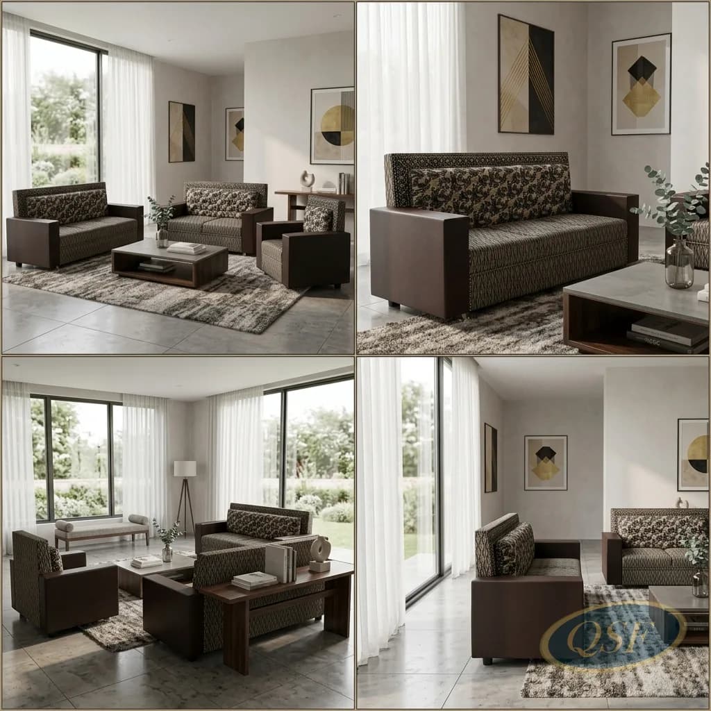 Contemporary Floating Platform Sofa - View 2