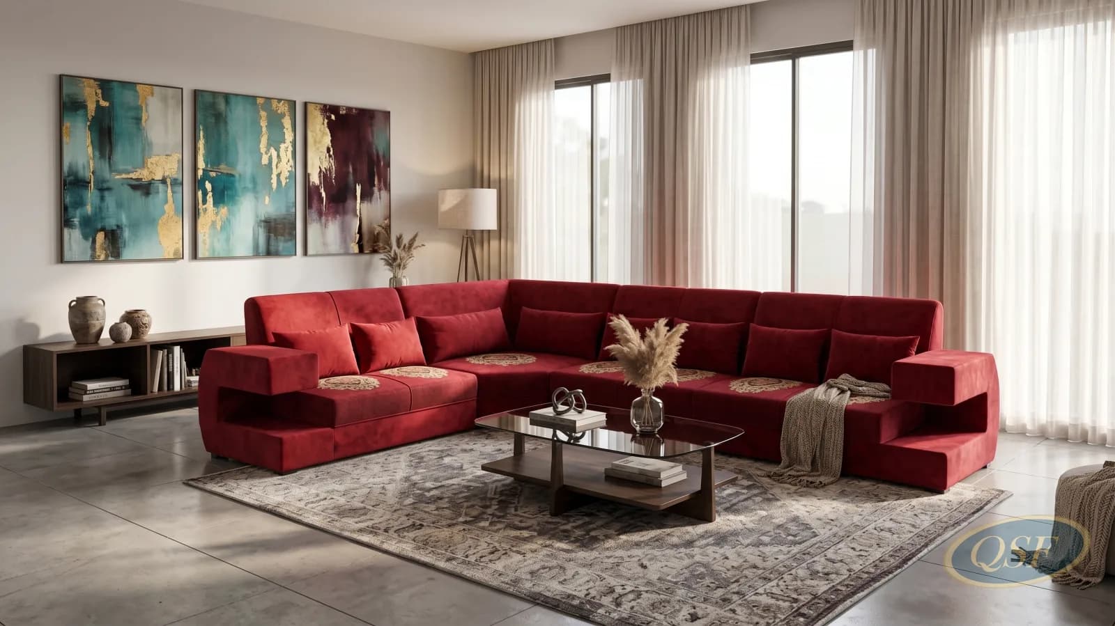 The Admiral Navy Sofa
