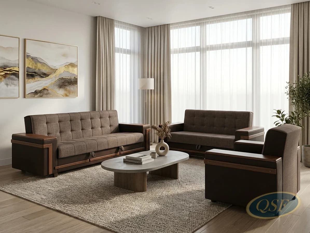 Glacier White Leather Sofa Edition 2