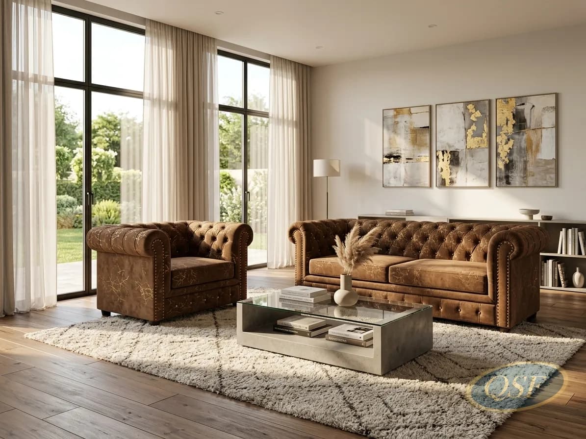 Mustard Yellow Accent Sofa Edition 2
