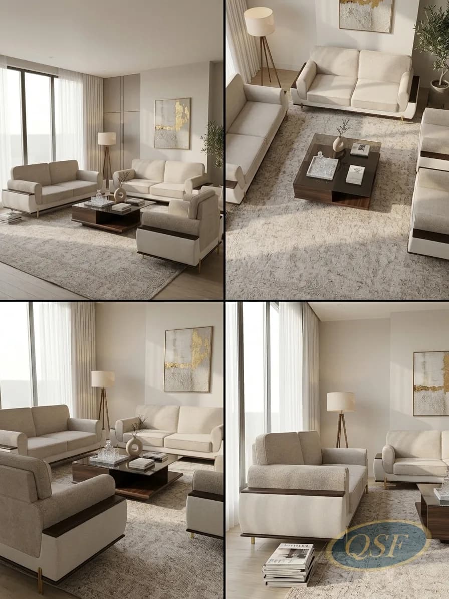 Midnight Black Leather Suite - View 2