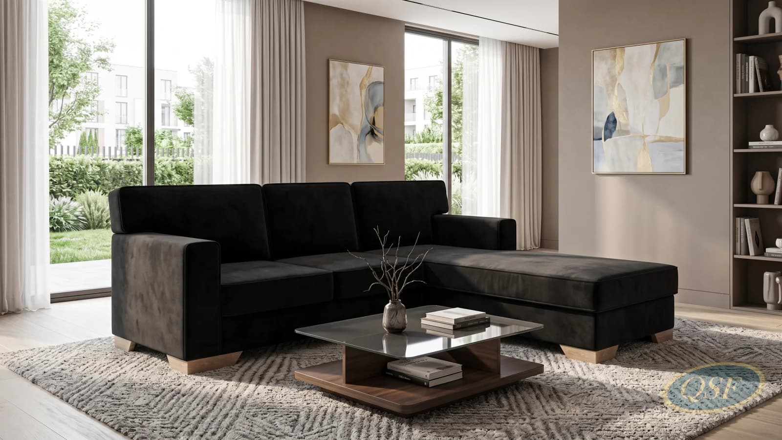 The Athenian Pillar Arm Sofa