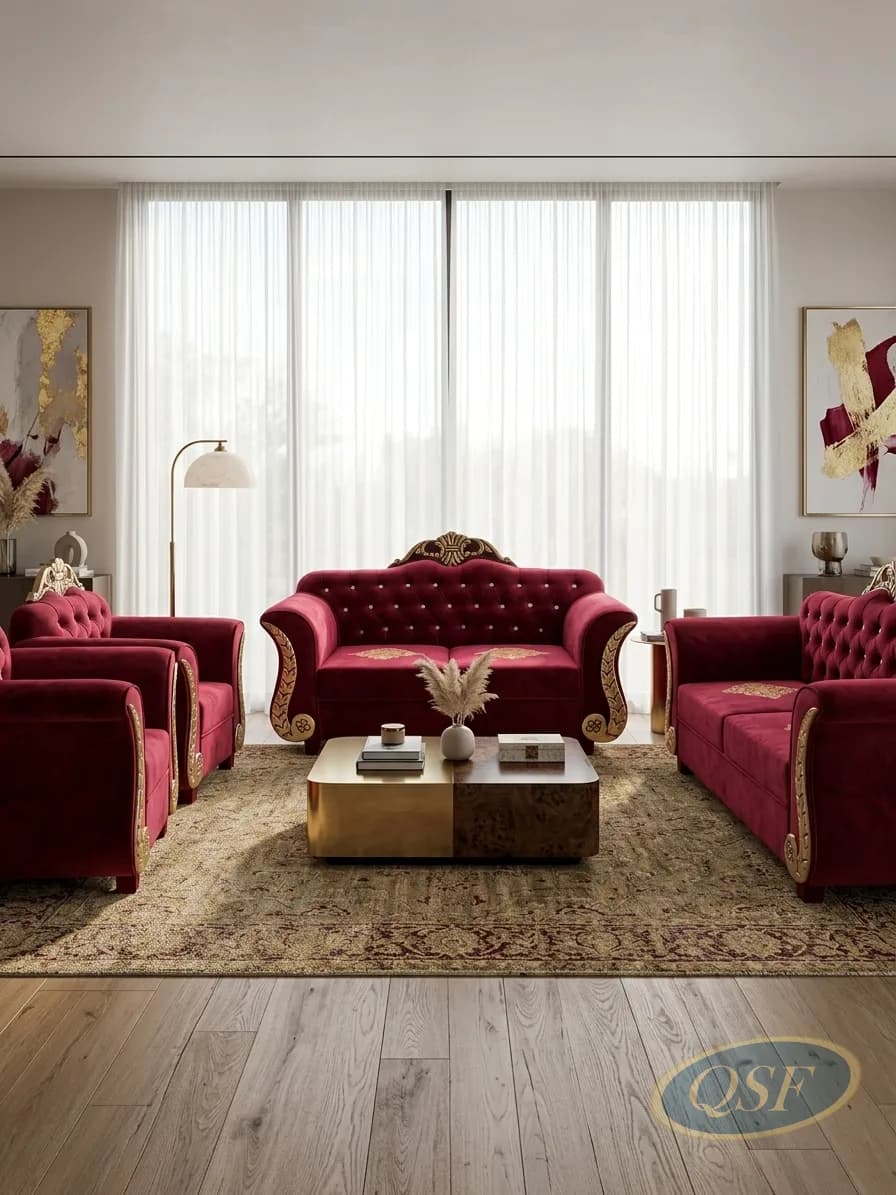 Champagne Rose Accent Sofa Edition 2