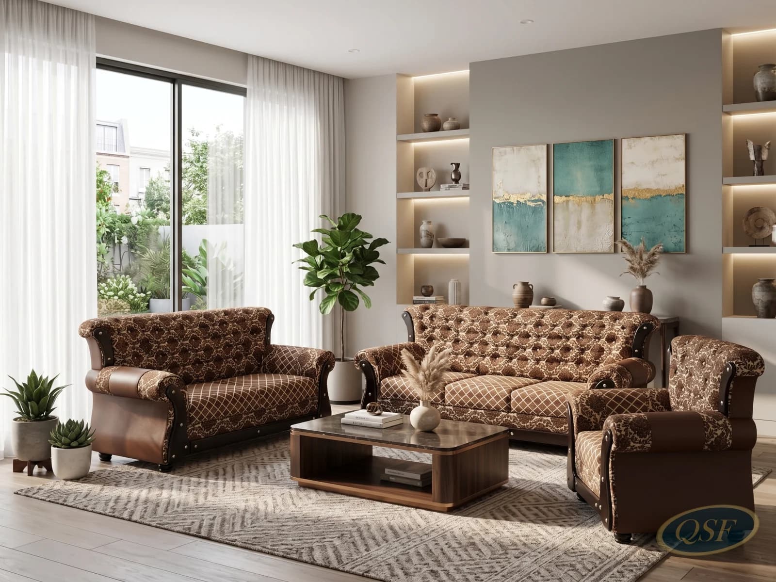 Blush Pink Statement Sofa